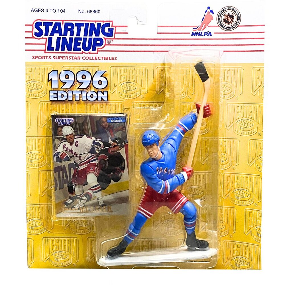 Starting Line Up NHL Mark Messier Hockey Action Figure Toy Sealed Kenner 1996